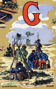 Buchstabe G wie Große Wache der Armee (Illustration) von Unbekannt