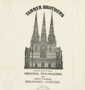 Lichfield Kathedrale - Westfront von Unbekannt