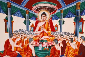 Leben des Buddha, Siem Reap, Kambodscha von Unbekannt