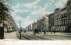 London - Portland Place von Unbekannter Künstler