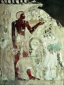 Luxor Theben: Nekropole der Adligen, Träger von Opfergaben (18. Dynastie)
