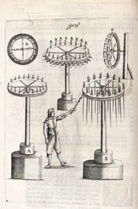 Mann zündet Feuerwerk an