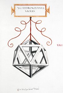 Mathematische Zeichnungen Da Vincis Ikosaeder