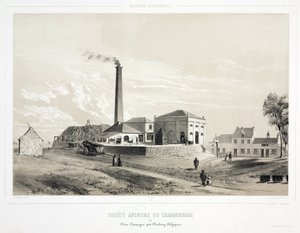 Bergbau, Kohle Kohlenbergbaugesellschaft, Pieton Campagne, Belgien
