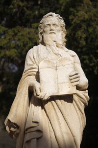 Moses-Statue in Salon-de-Provence, Salon-de-Provence, Frankreich von Unbekannt