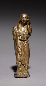 Trauernde Maria, wahrscheinlich von einem Altarkreuz, 1200-1300 von Unbekannt