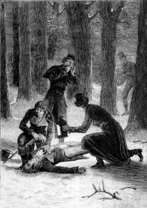 Mord an Philippe Lebon (1769-1804), Erfinder im Jahr 1804, auf der Straße nach Le Havre von Unbekannt