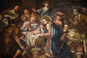 Geburt Christi in der Iglesia ex-conventual de Ntra. Sra del Carmen, Antequera von Unbekannt