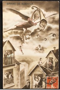 Alte Postkarte/Samen des Glücks von William M. Timlin