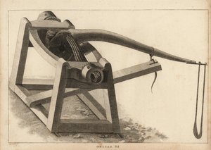 Onager, eine Art Katapult zum Schleudern von Steinen von Unbekannt