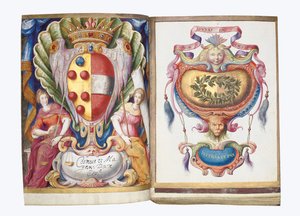 Seiten aus dem Album Amicorum von Philipp Hainhofer, 1596-1633 von Unbekannt