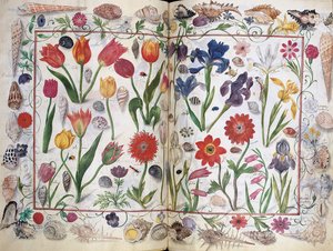 Seiten aus dem Album Amicorum von Philipp Hainhofer, 1596-1633 von Unbekannt