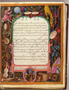 Seiten aus dem Album Amicorum von Philipp Hainhofer, 1596-1633 von Unbekannt