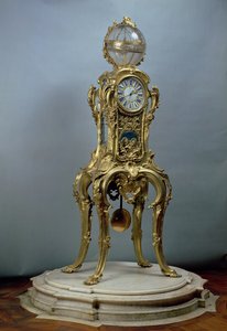 Passament-Astronomische Uhr von Jacques Caffieri (1678-1755) für Ludwig XV. von Frankreich