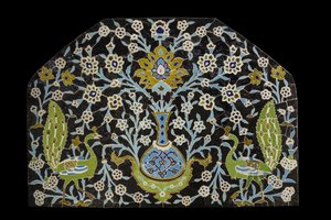 Pfauenpanel. Iran, Isfahan (?)