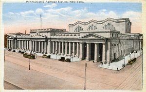 Pennsylvania Bahnhof, New York von Unbekannter Künstler