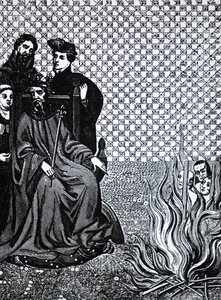 Philipp II. von Frankreich verurteilt die Jünger des französischen Theologen Amaury