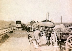 Fotografie aus einem persönlichen Album eines Infanterieleutnants während der ersten Monate des Ersten Weltkriegs