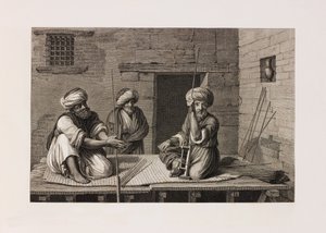 Pfeifenstielherstellung von Unbekannt
