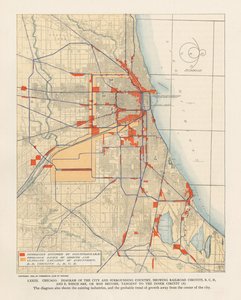 Tafel LXXIII aus dem Plan von Chicago von Unbekannt