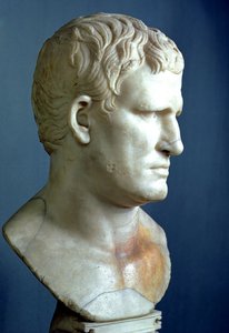 Porträtbüste von Agrippa (63-12 v. Chr.) von Unbekannt