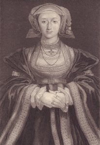 Porträt von Anne von Kleve (1515-1557), Königin von England, Gravur von William M. Timlin