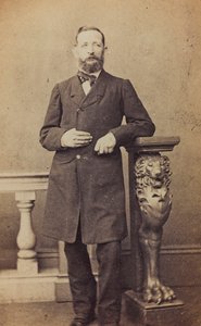 Porträt von Auguste Foucart, Direktor der Schule, zusammen mit seinem Bruder Henri Olympe