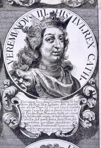 Porträt von Bermudo III. von León (Lithografie) von Unbekannt