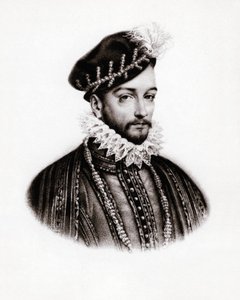 Porträt von Karl IX. (1560-1574), König von Frankreich (Gravur)