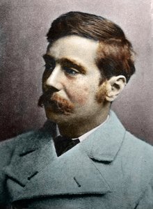 Porträt von H.G. Wells, ca. 1890-1895