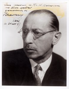 Porträt von Igor Strawinsky