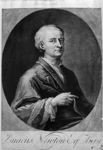 Porträt von Isaac Newton (1642-1727)