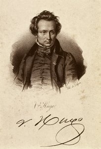 Porträt von Victor Hugo (Lithographie) von Unbekannter Künstler