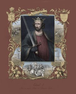 Porträt von König Edward I. von England von Unbekannter Künstler