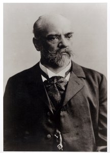 Porträtfotografie von Antonin Dvorak (1841-1904), tschechischer Komponist