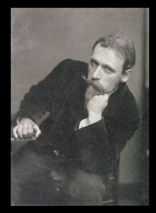 Porträtfotografie von Walter Crane (1845-1915) von Frederick Hollyer (1837-1933) 1886