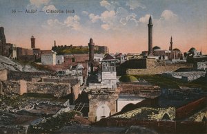 Postkarte, die Aleppo darstellt von Unbekannt