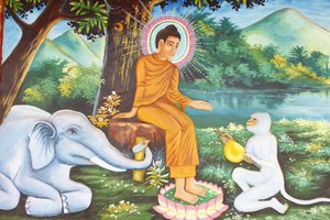 Leben des Buddha, Siem Reap, Kambodscha