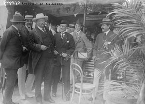 Präsident Theodore Roosevelt in Rio de Janeiro vor der Roosevelt-Rondon-Wissenschaftsexpedition