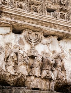 Prozessionspanel am Titusbogen, Römisches Forum, Rom, Italien von Unbekannt