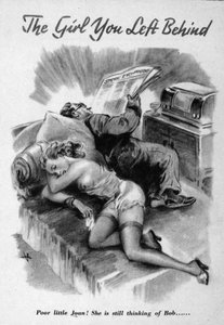 Propaganda. Das Mädchen, das du zurückgelassen hast. 1941 von Unbekannt