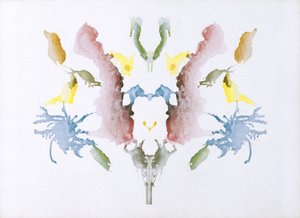 Psychologische Tests Rorschach-Tintenklecks-Test von Unbekannt