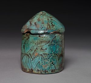 Pyxis mit Deckel, spätes Mittleres Reich bis frühes Neues Reich, ca. 1901-1525 v. Chr. von Unbekannt