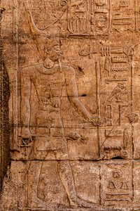 Relief, Karnak-Tempel, Luxor, Theben, Ägypten, Afrika (Foto)