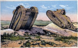 Renault-Panzer, ca. 1910 von Unbekannter Künstler
