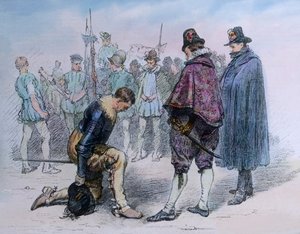 Huldigung an den schwedischen König Gustav Adolf von Unbekannter Künstler