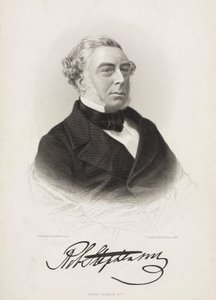Robert Stephenson, englischer Maschinenbau- und Bauingenieur, ca. 1850er von Unbekannt