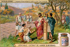 Römische Kaiser - Liebig Fleischextrakt Sammelkarte