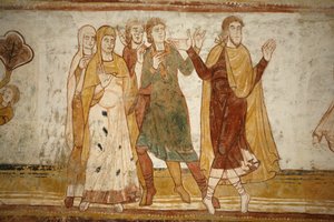 Abtei Saint-Savin, Abraham und Lot trennen sich, Saint-Savin-sur-Gartempe, Frankreich von Unbekannt
