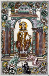 Heiliger Dunstan (Illustration)